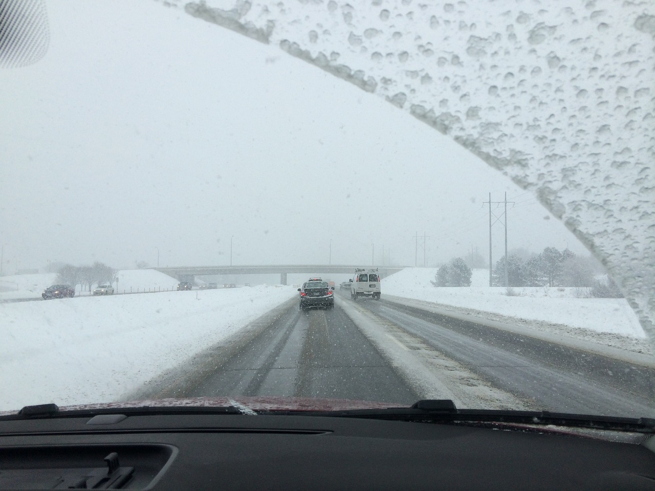 Ruitenwissers in de winter